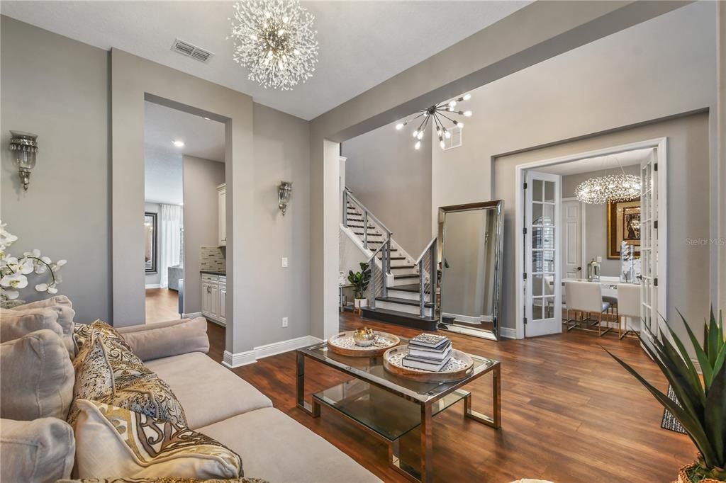 Open Floor Plan Formal Living Room