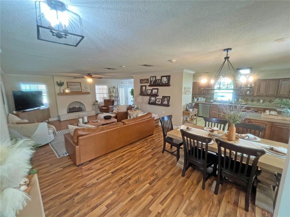 Living Room and Dining Area