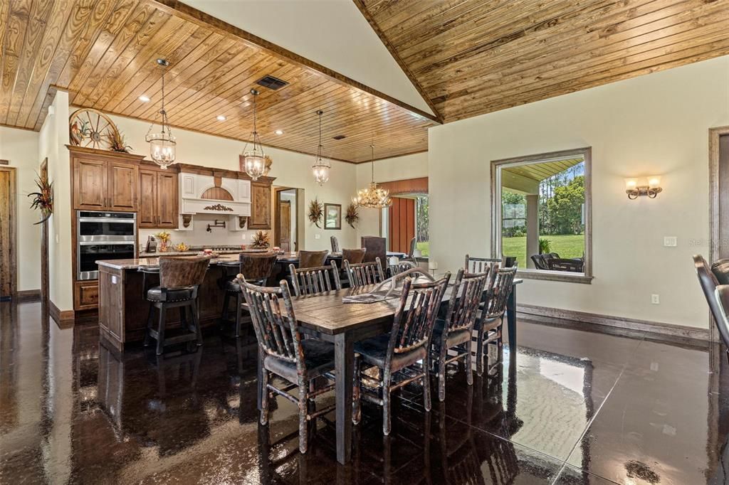 Dining and Kitchen Area