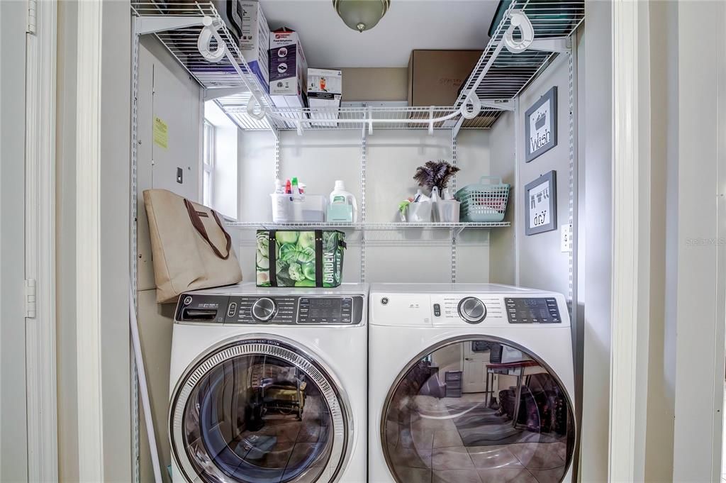 Laundry Closet inside Den / Study