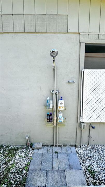 Outdoor Shower!
