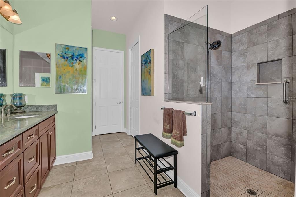 Master Bath with Walk in Shower