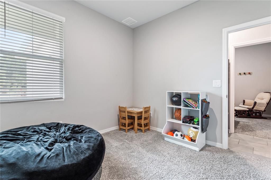 Bedroom 3 currently used as a playroom