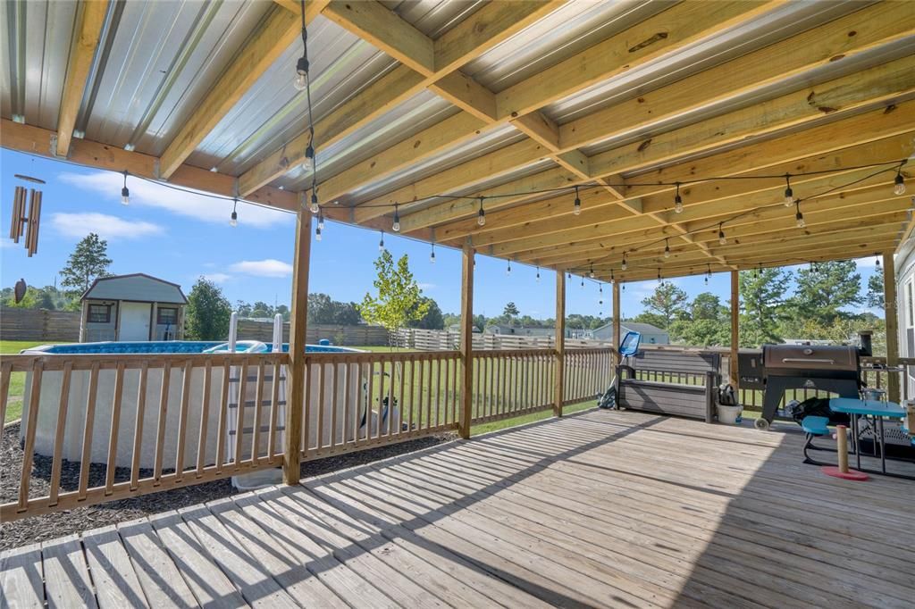 Covered deck