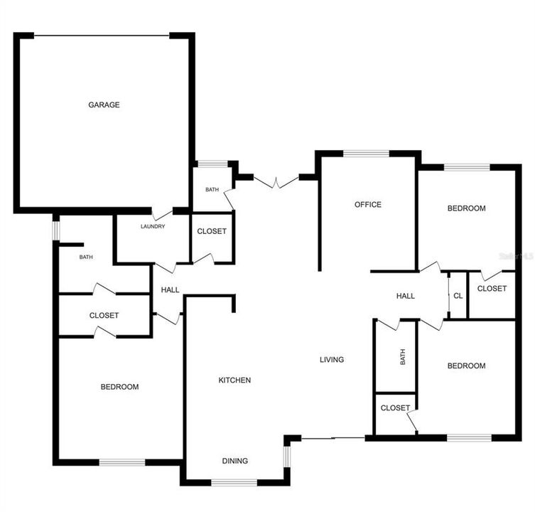 На продажу: $475,000 (3 спален, 2 ванн, 1896 Квадратных фут)