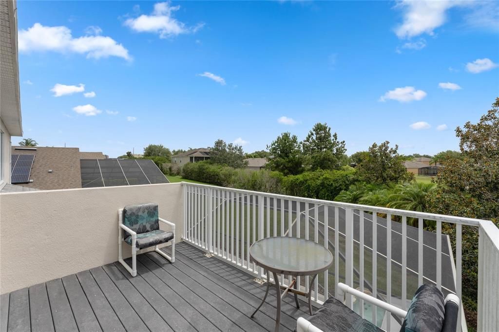 Main bedroom balcony