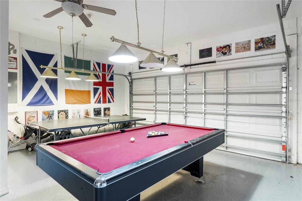 garage/game room
