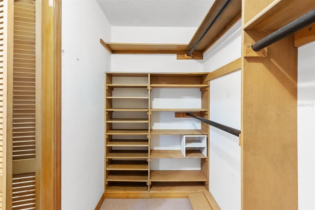 Primary Suite Walk-in Closet