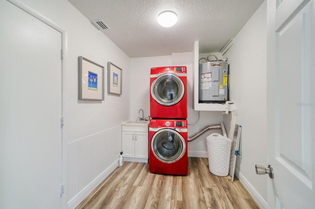 Unit B Laundry Room and entrance to garage