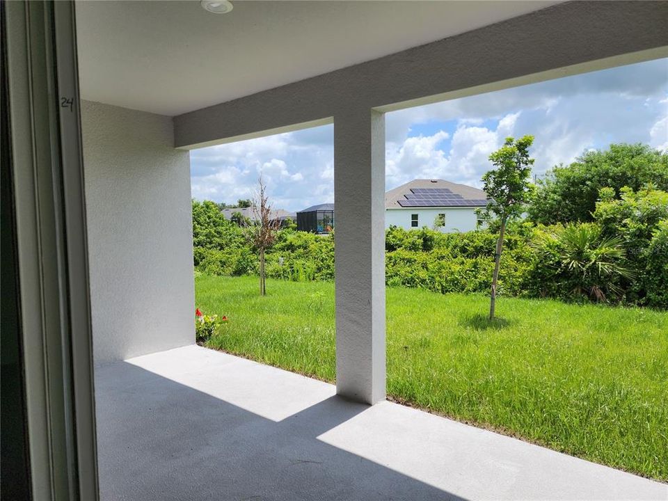 Relaxing lanai with lush views