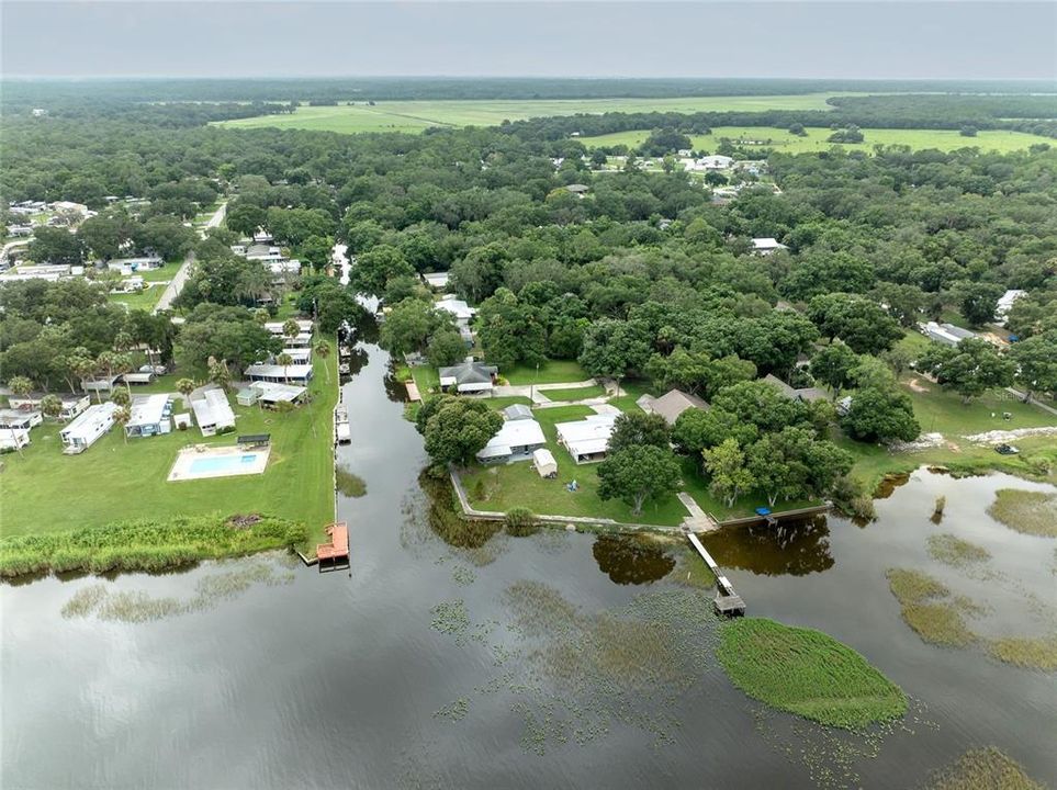 Aerial View of Lake Rosalie