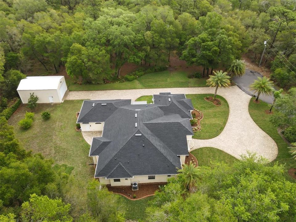 Aerial of property