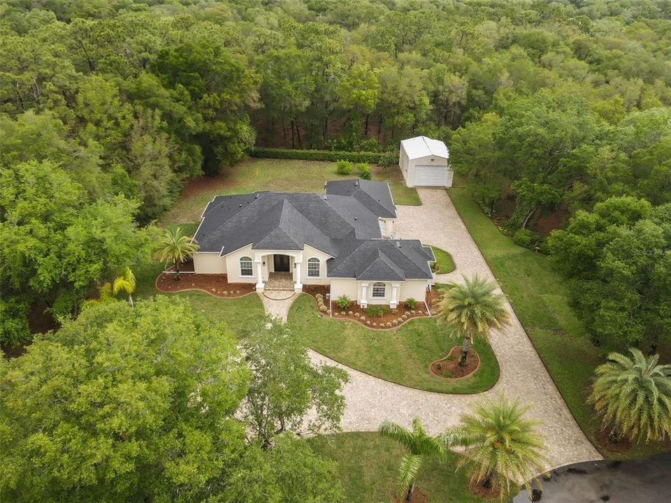 Aerial of property