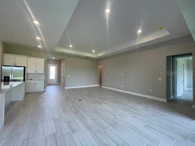 Kitchen open to gathering room