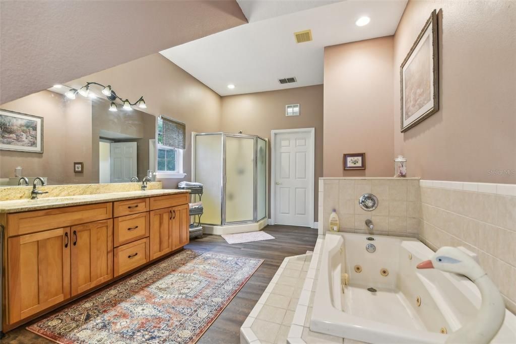 Oversized upstairs bathroom