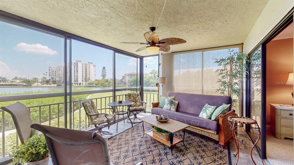 BEAUTIFUL ENCLOSED LANAI FOR ENJOYING NATURAL LIGHT AND AMAZING VIEWS