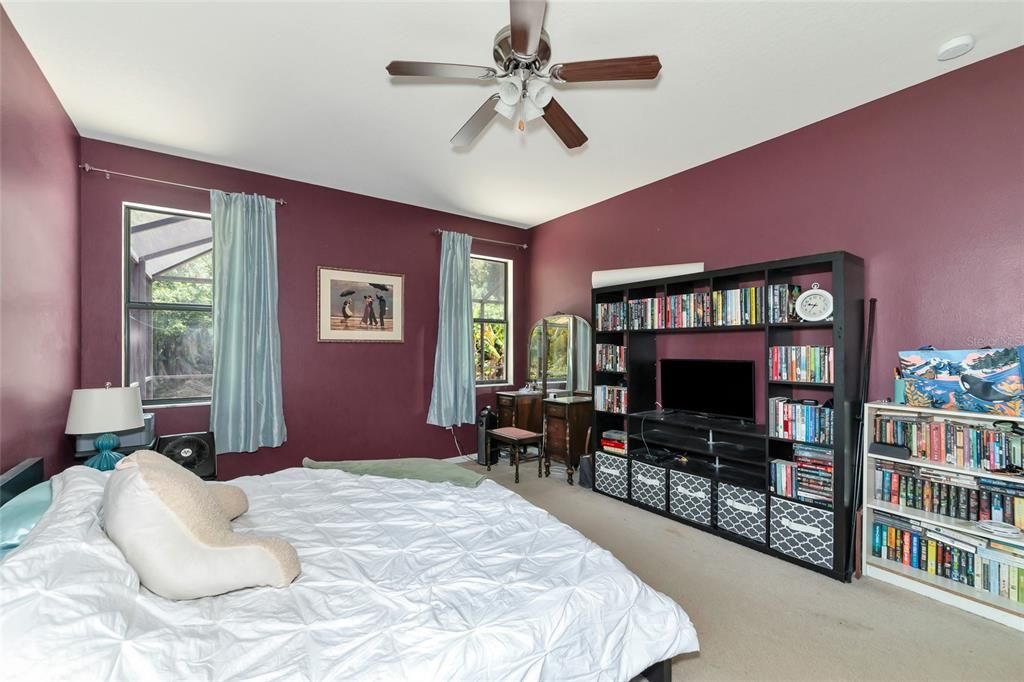 Primary Bedroom with dual closets & en suite