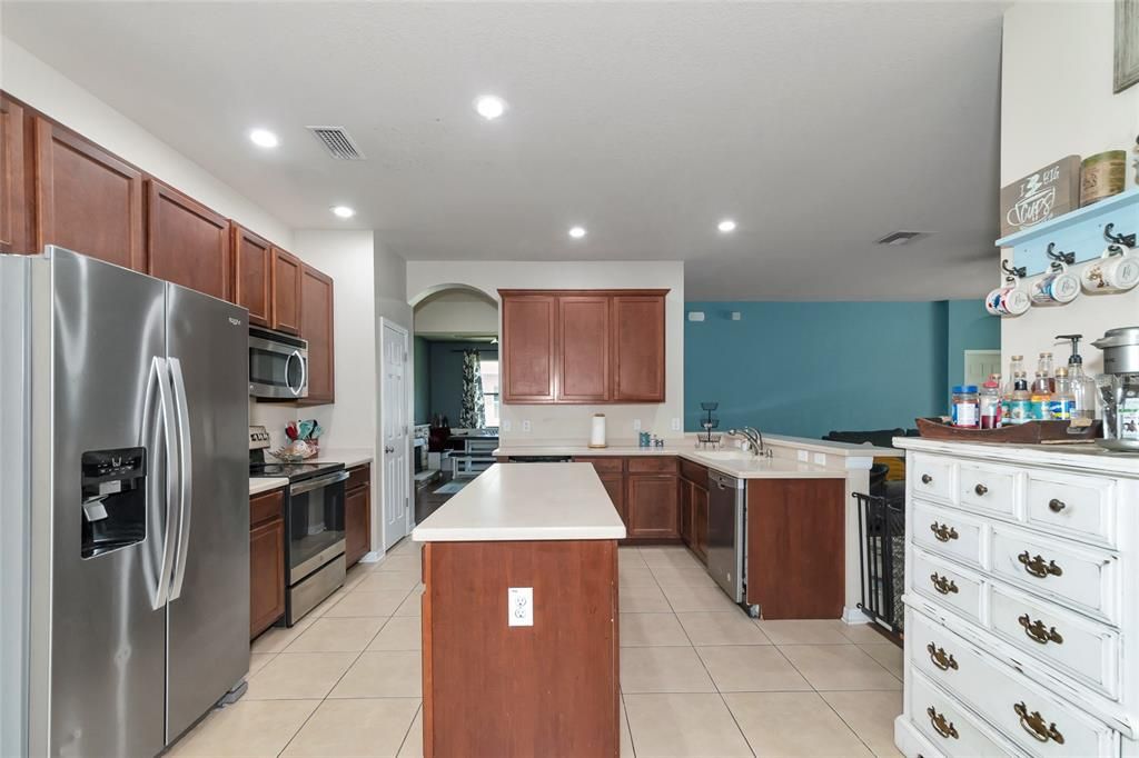 Spacious Kitchen in the center of home