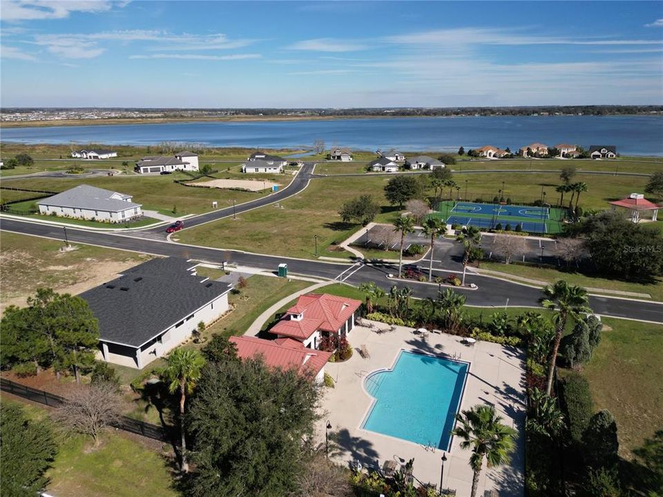 Lake Alfred Pool overlooking Lake Alfred