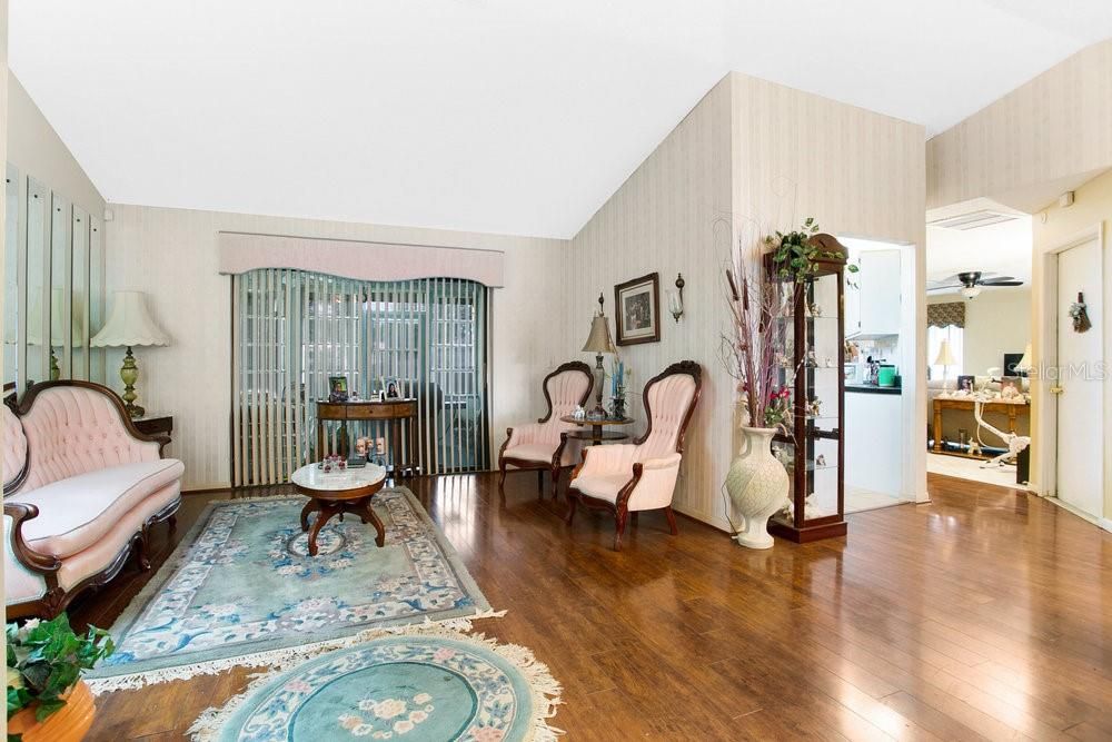 View of Living Room as you enter this home.