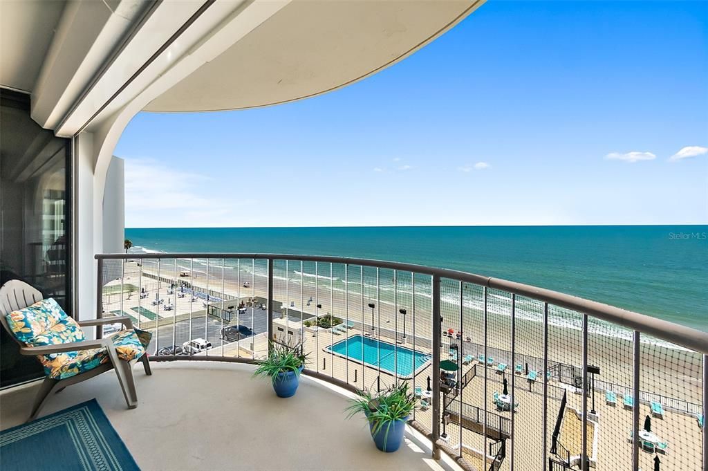 oceanfront balcony