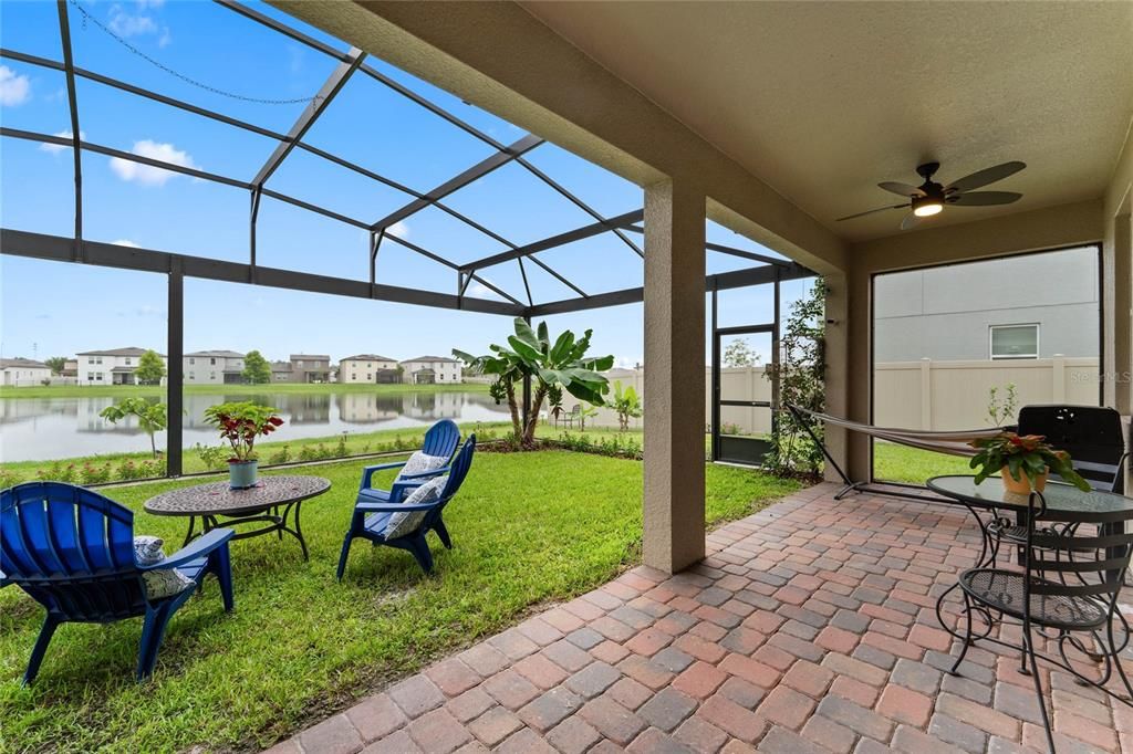 Large Covered Back Porch for Entertaining and/or RELAXING