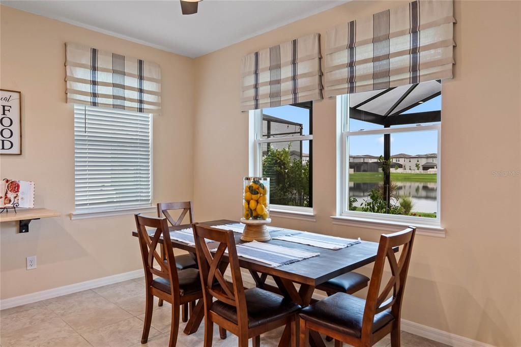 Dinette Area off of Kitchen