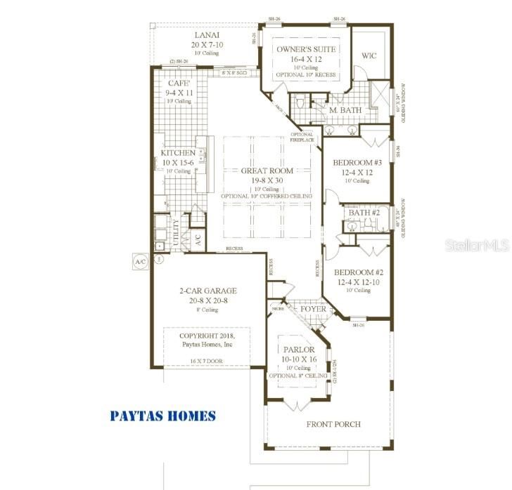 Home Floor Plan by Paytas Homes