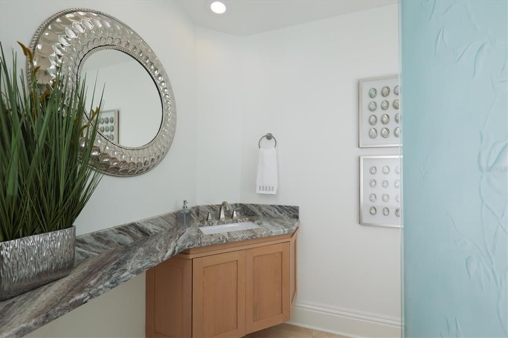 Half Bath Vanity, main living floor.