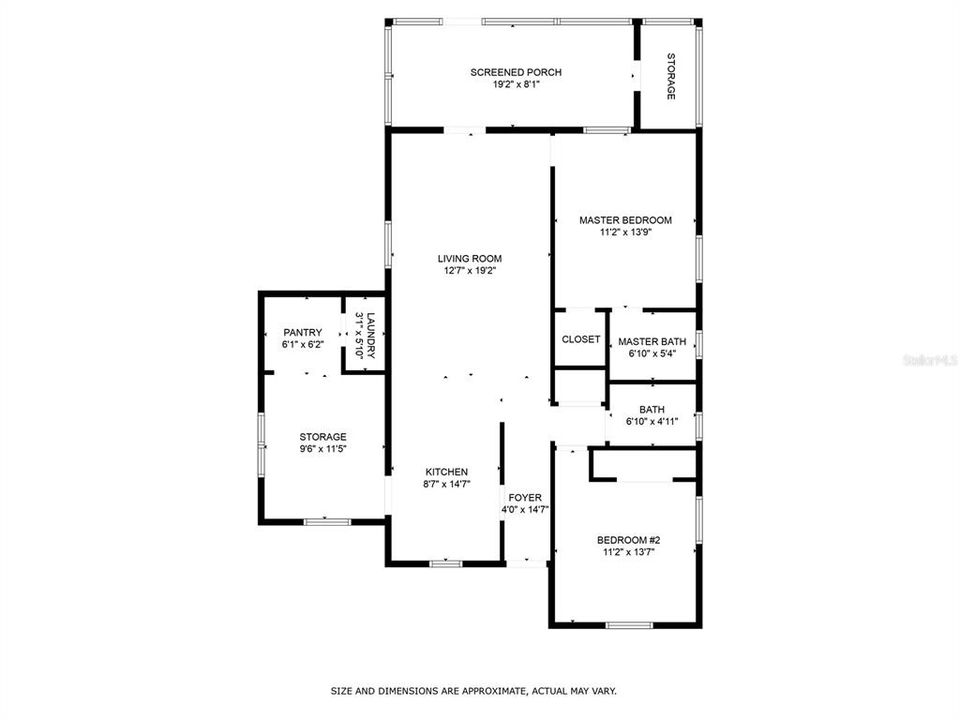 For Sale: $200,000 (2 beds, 2 baths, 988 Square Feet)