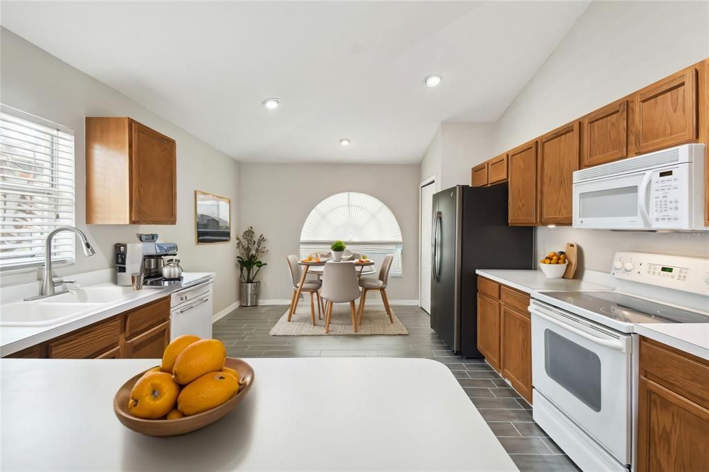 Kitchen w/Breakfast Nook (staged)