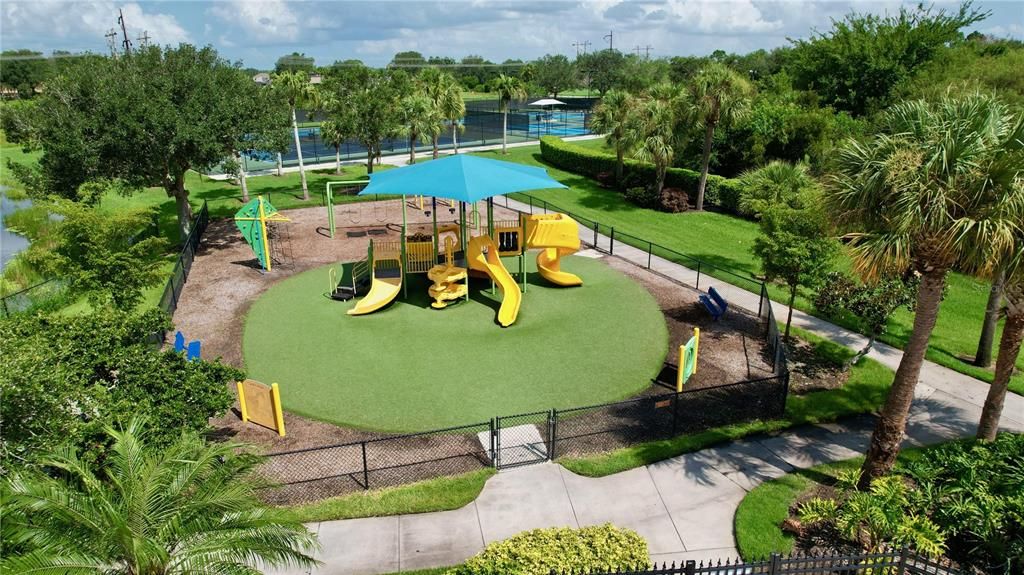 Two community pools one is Olympic size with an additional children's pool area and playground.  Other amenities include; fitness center, Clubhouse, Dog Park, Fitness Center, Playground,  Restaurant, Tennis Courts, corn hole, volleyball,shuffleboard and more.