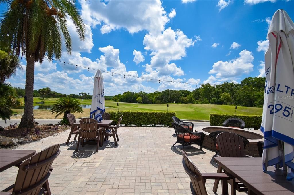 Beautiful golf course view.