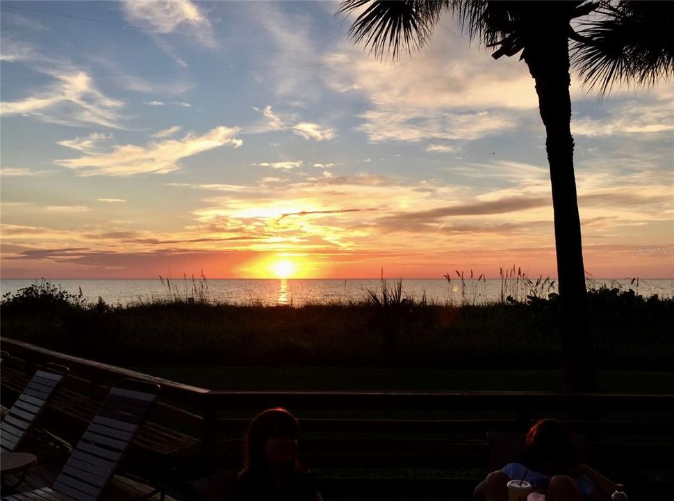 Sunset on the Seaside Deck is the perfect place to gather with friends and family to wind down a perfect day!