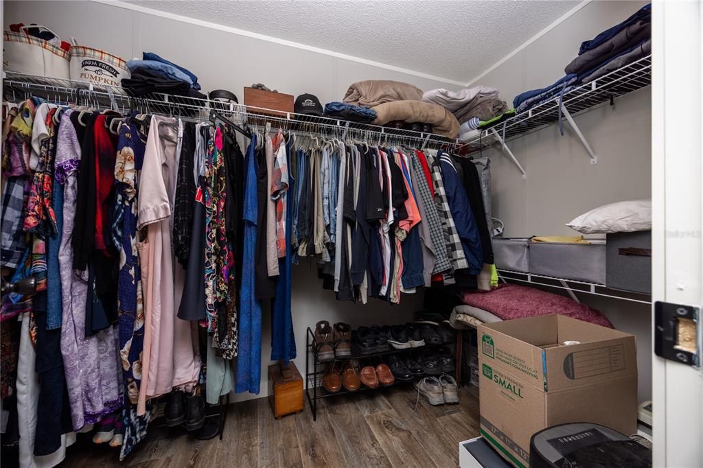 Primary bedroom closet