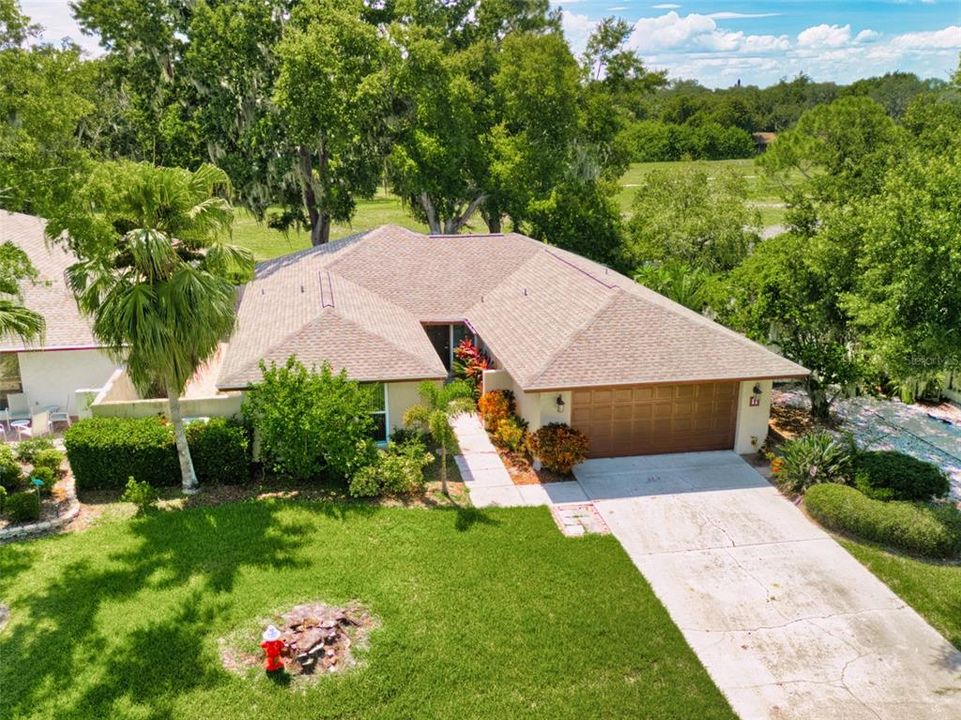 Aerial Front of property