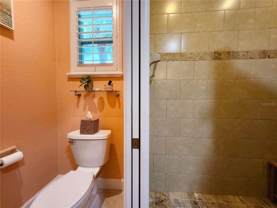 Master includes walk in shower, private water closet, dual medicine cabinets & vanities