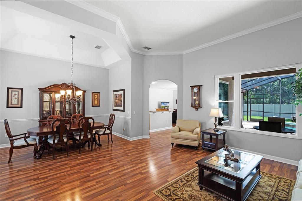 Dining Room & Living Room