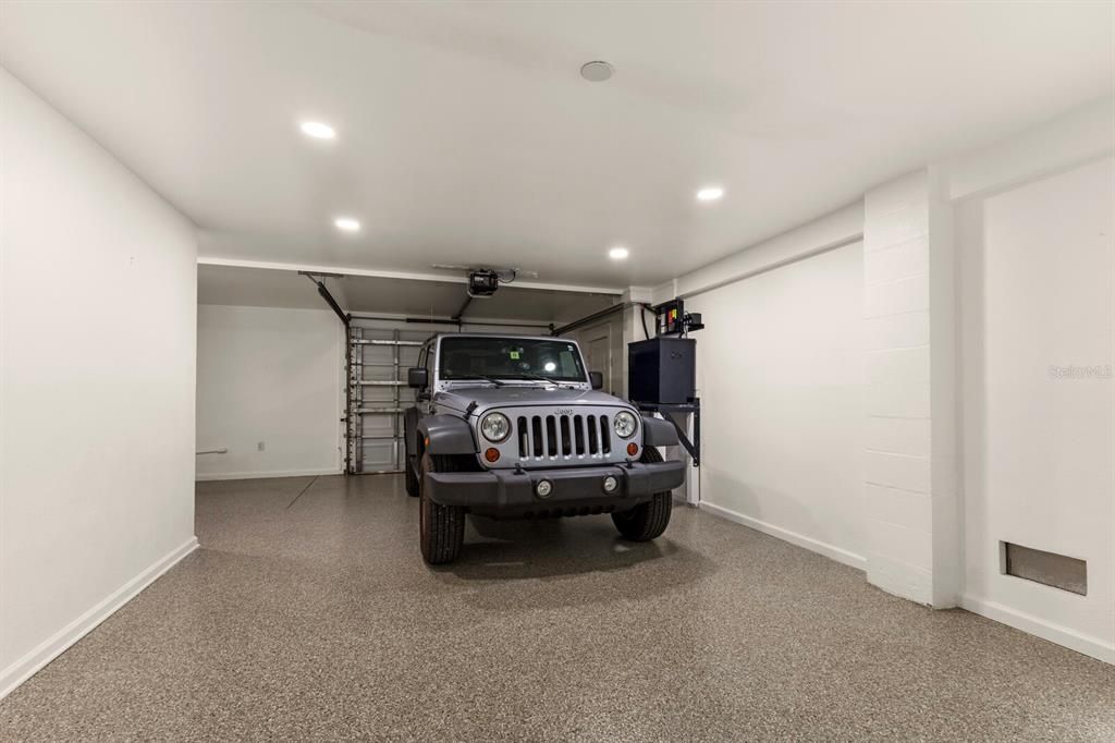 epoxy floors in garage - large garage!