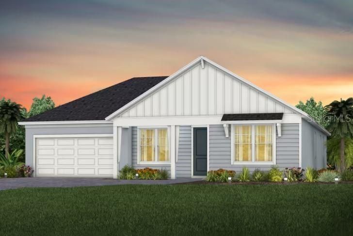 Exterior Design. Artistic rendering for this new construction home. Pictures are for illustrative purposes only. Elevations, colors and options may vary.