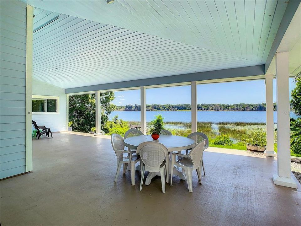 HUGE back patio