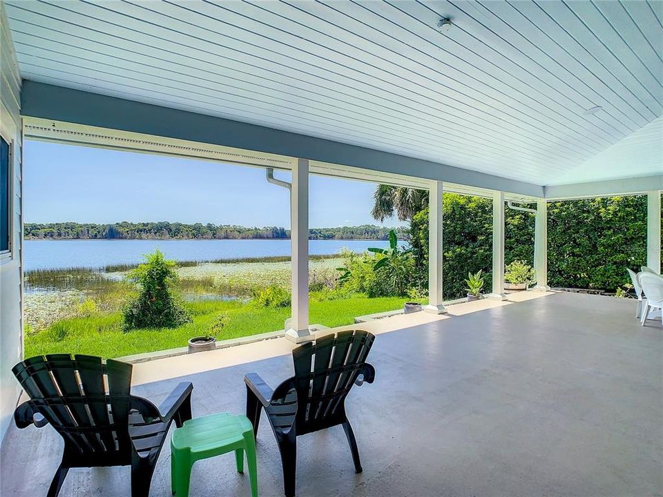 HUGE covered patio