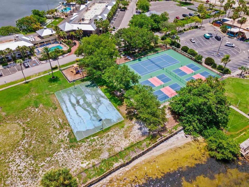 Tennis and Basketball Courts