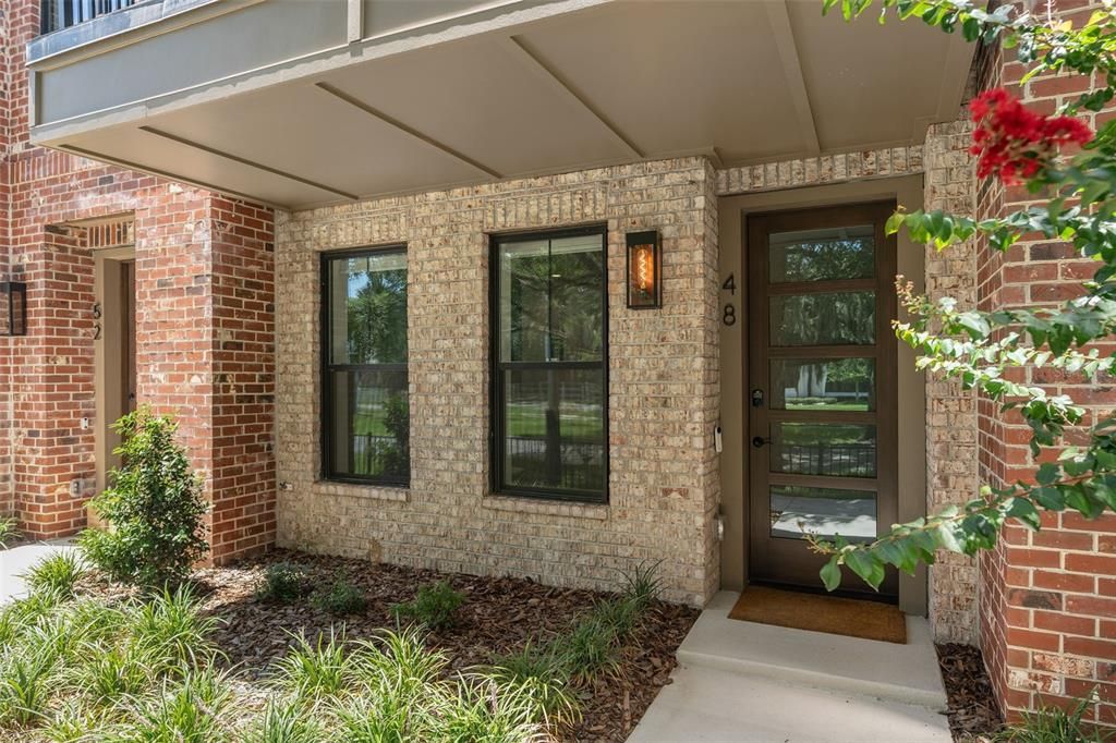 Covered front entryway