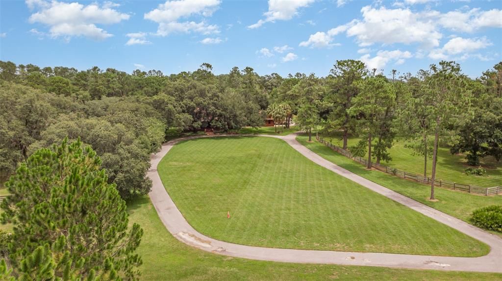 Third Aerial of Front pasture (Driving Range)