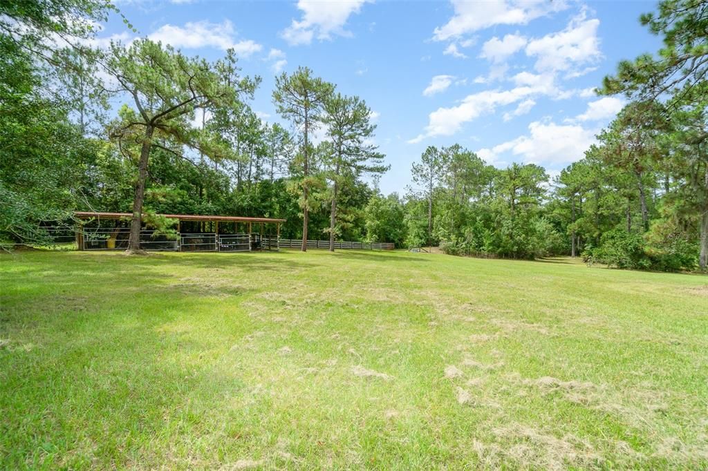 Stalls in rear pasture along Stone Creek Way