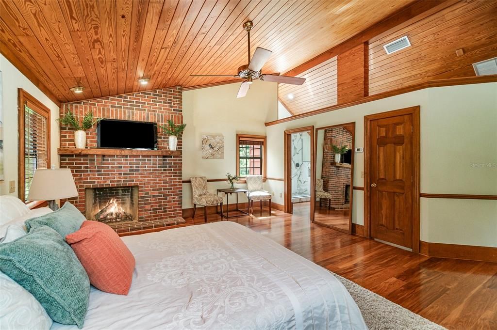 Bedroom II with  Fireplace