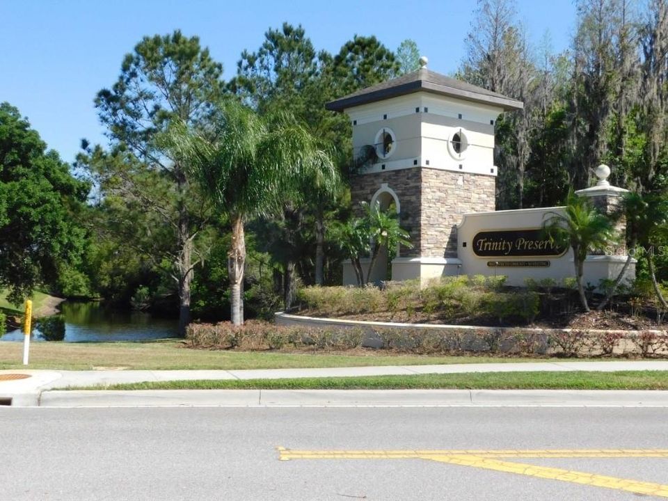 Trinity Preserve enterance