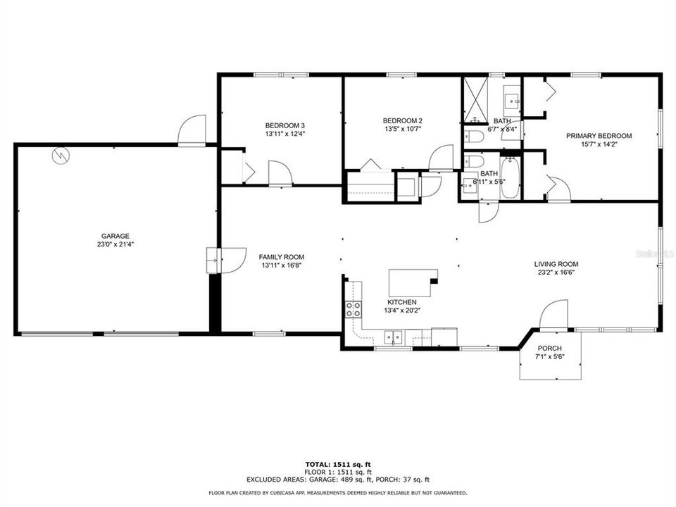 Active With Contract: $419,900 (3 beds, 2 baths, 1588 Square Feet)