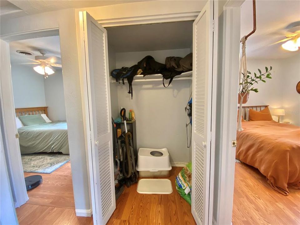 Large hall closet